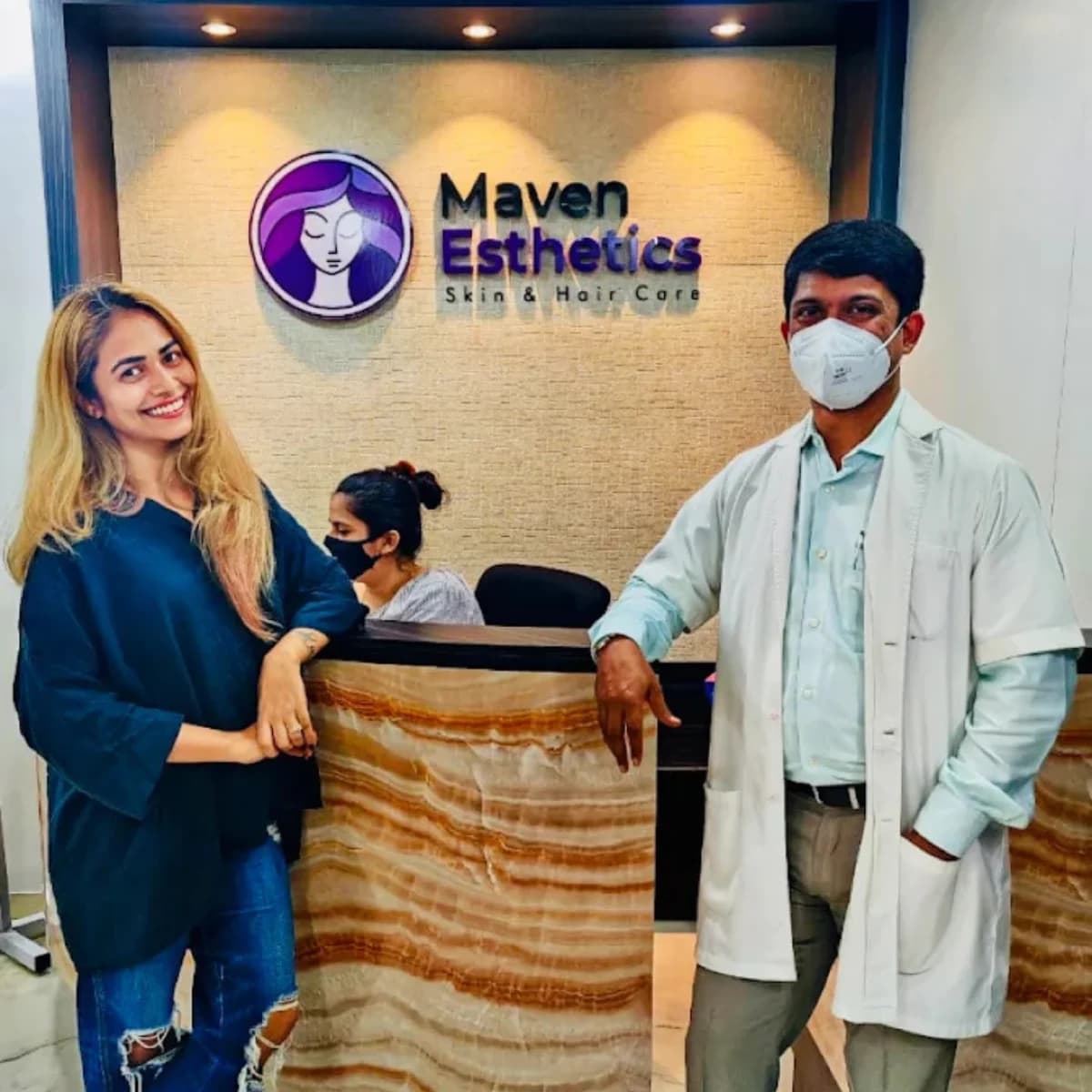 Maven Esthetics client